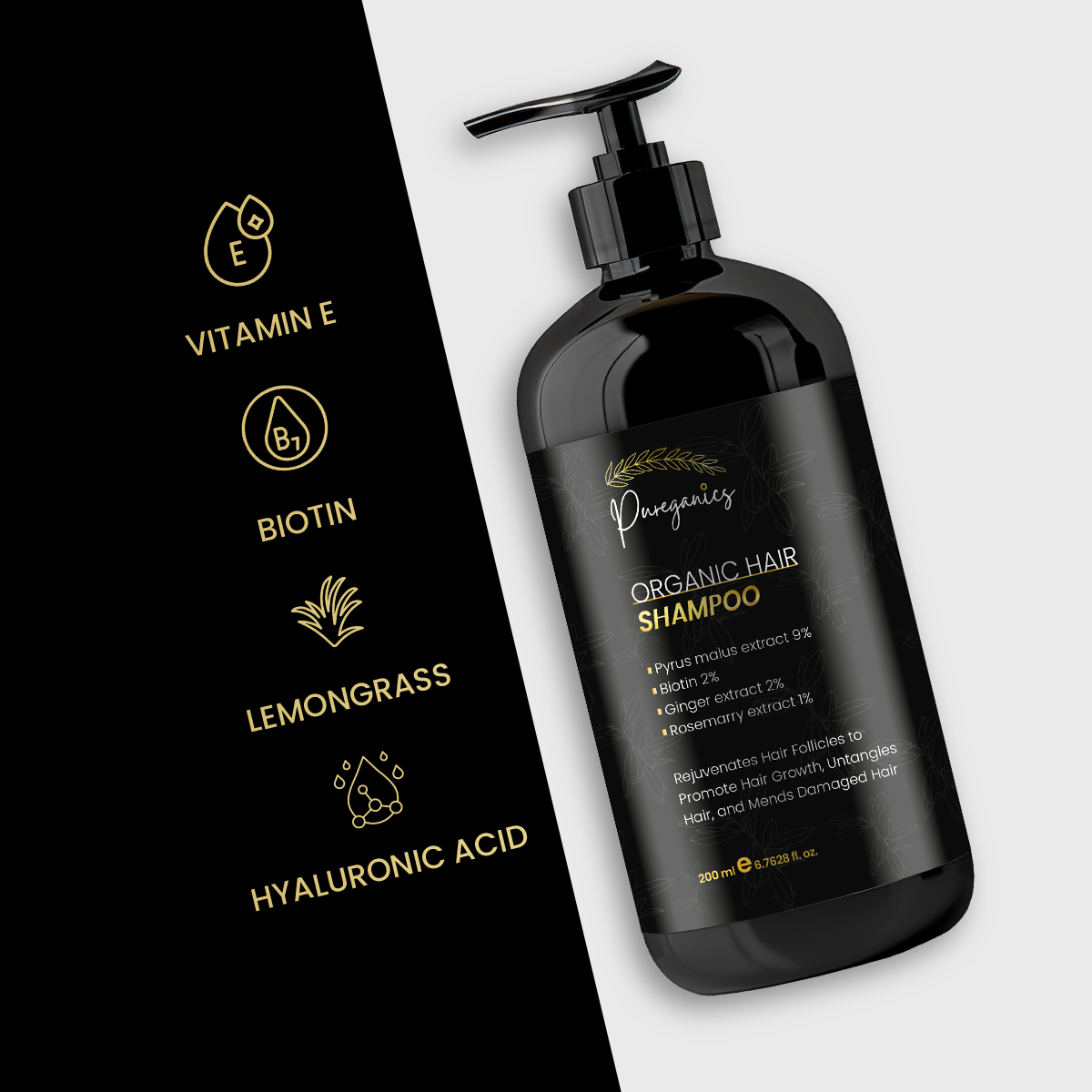 organic shampoo
